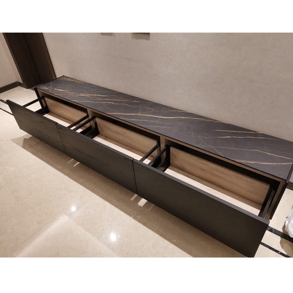 电视柜现代简约进口岩板组合轻奢客厅卧室家具电视柜