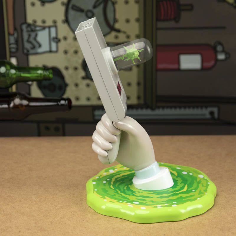 机核丨机核铺 瑞克和莫蒂 rick and morty 传送门枪造型 小台灯