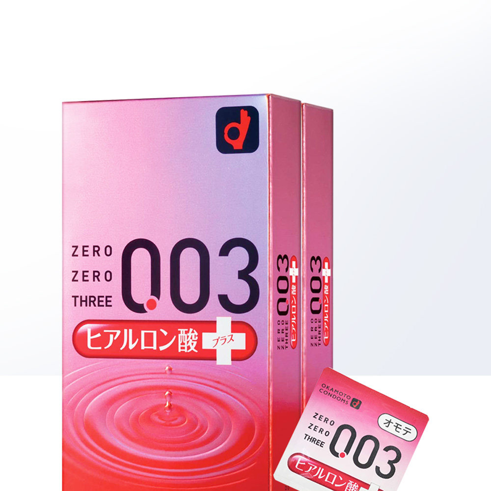 okamoto冈本透明质酸超薄安全套尿酸避孕套10只装2盒国际避孕套