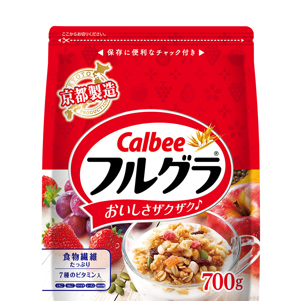 Calbee卡乐比水果麦片即食早餐700g日本进口