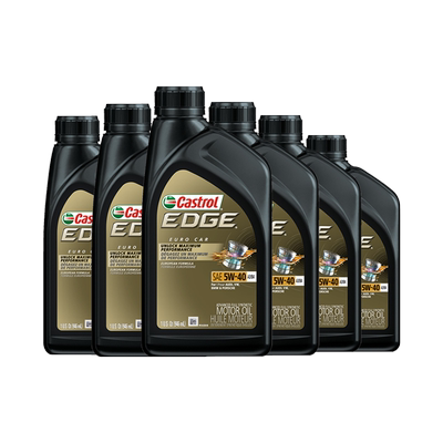 嘉实castrol极护流体5w40合成美国进口6支装汽机油