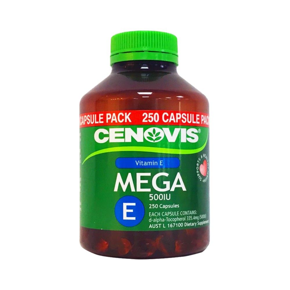 【直营】cenovis维生素e软胶囊250粒祛斑美白淡化痘印内服