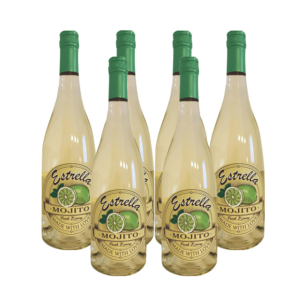 直营西班牙甜蜜果味莫吉托白葡萄酒6支整箱750ml进口葡萄酒