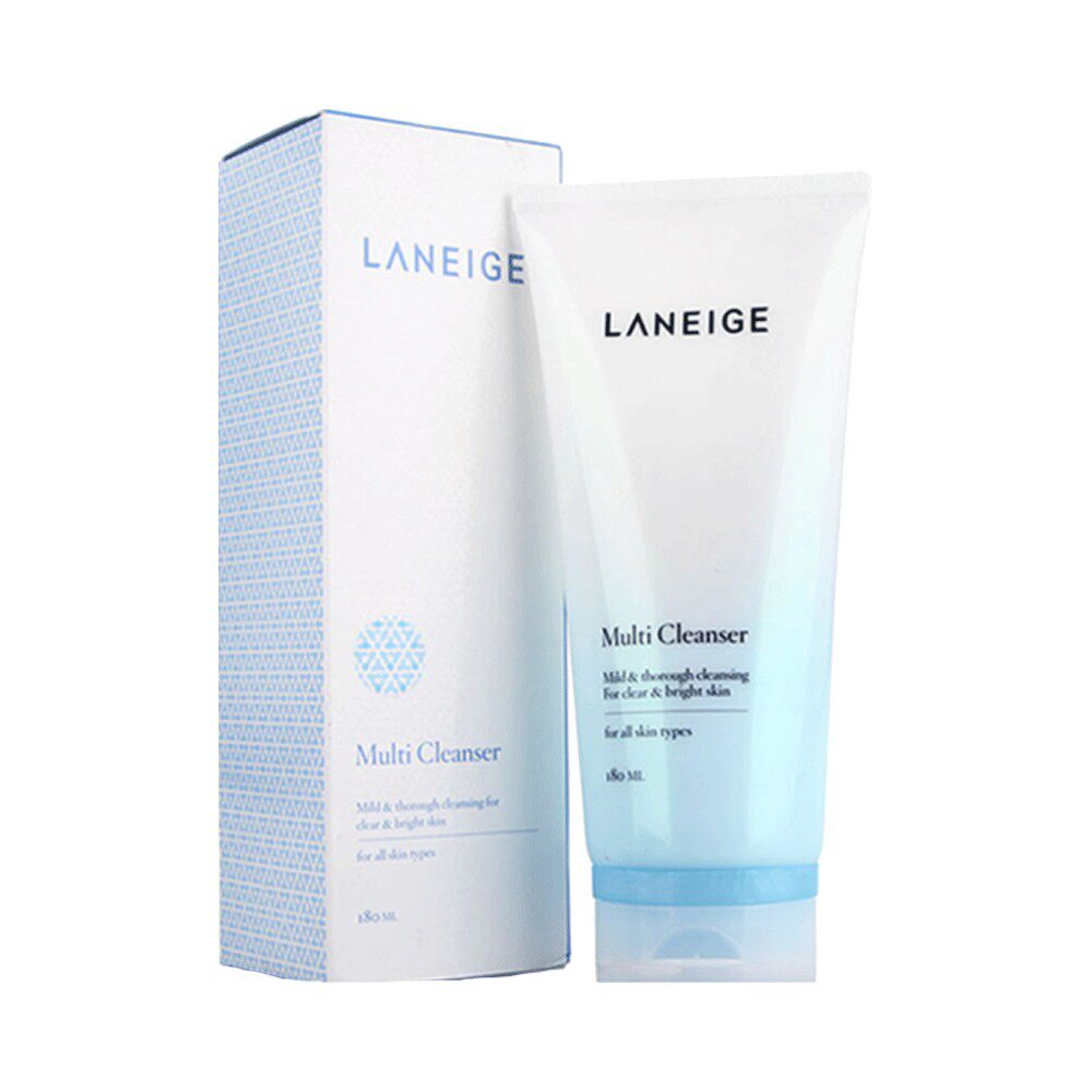 韩国laneige进口兰芝洗面奶多效四合一洁面乳膏水油平衡去角质