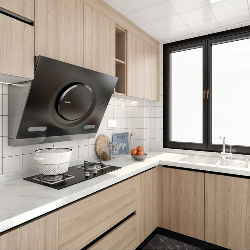 橱柜定制厨房整体现代简约小户型石英石台面厨门柜子全屋家具定制