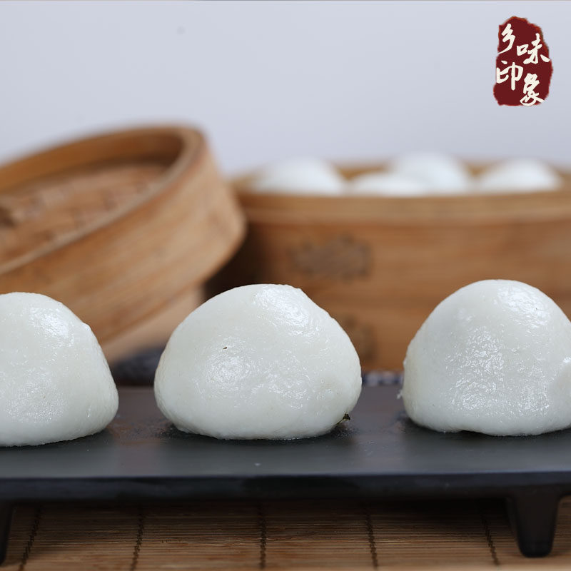 手工心不夹心团子馅白果菜米馃农家正宗小吃传统中式糕点