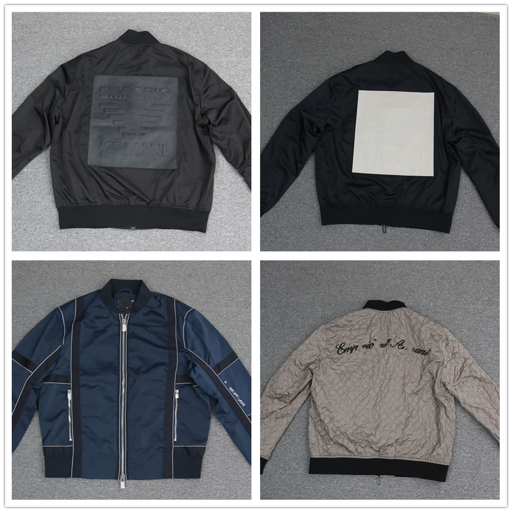 【全球保真】【独家款】￥6600高端意大利线EA鹰，棒球领夹克外套