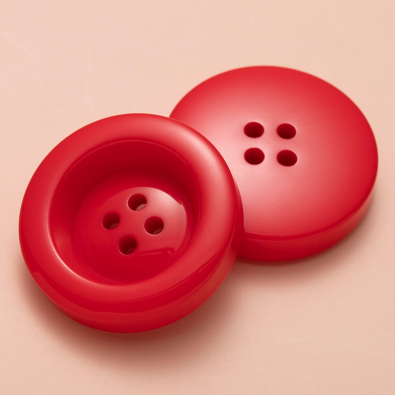 高档黑色圆形纽扣羊绒大衣扣子毛衣毛呢外套百搭女衣服树脂装饰u