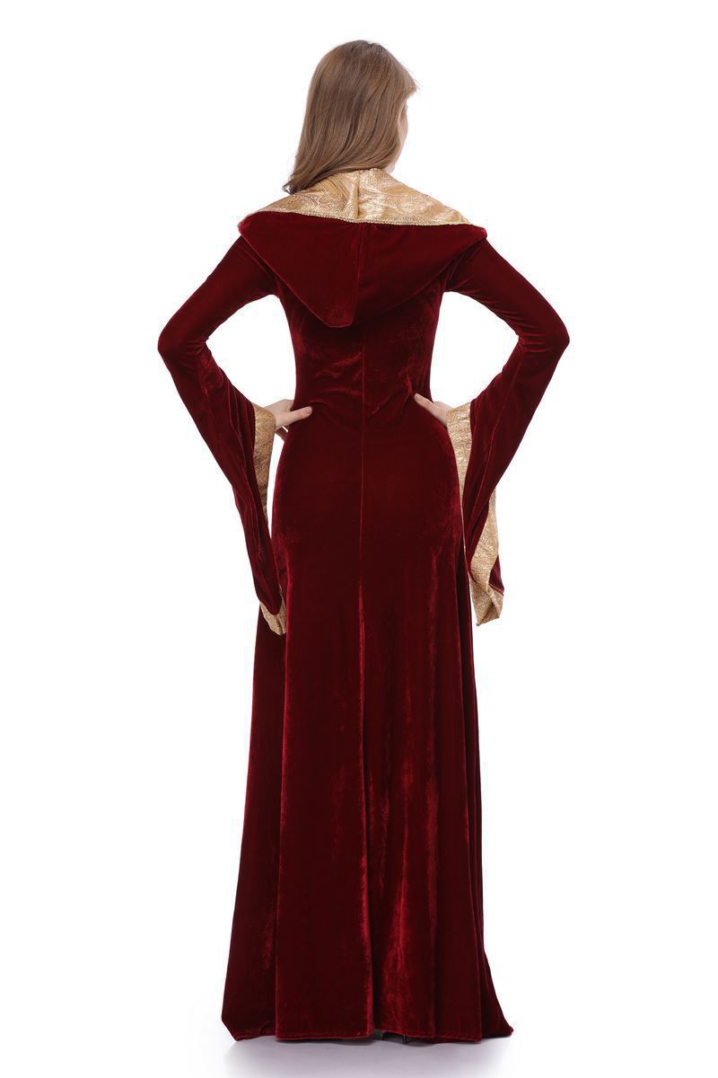 万圣节扮演服装欧洲复古宫廷女王cosplay化妆舞会披风