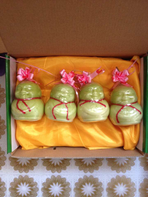 新鲜福娃礼盒新鲜人人参果娃娃笑娃水果4个装免费其它