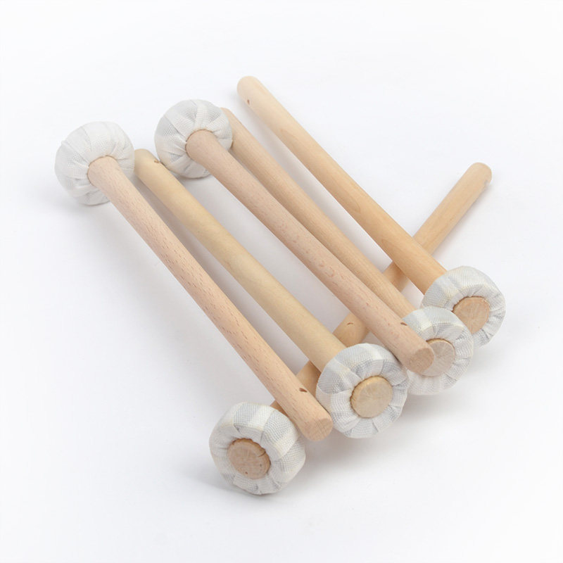 山野小锣锤锣木质手工专业苏锣23cm厘米小号鼓棒