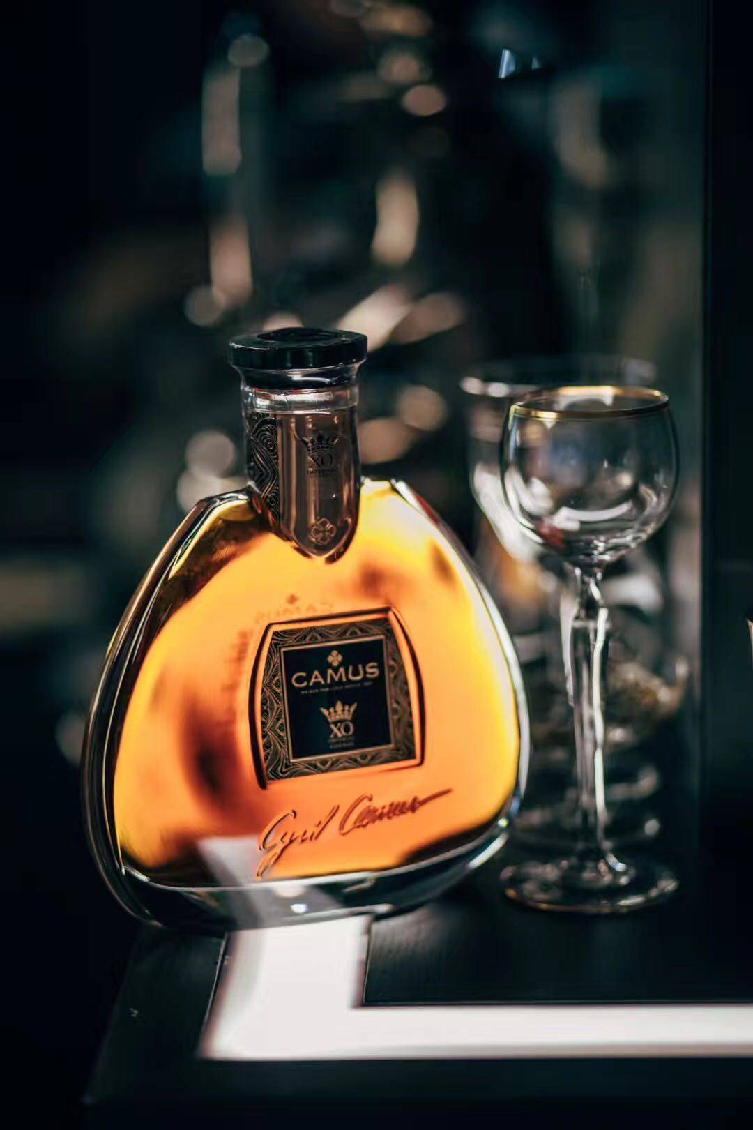 极家生活法国进口洋酒卡慕皇冠xo干邑白兰地白兰地