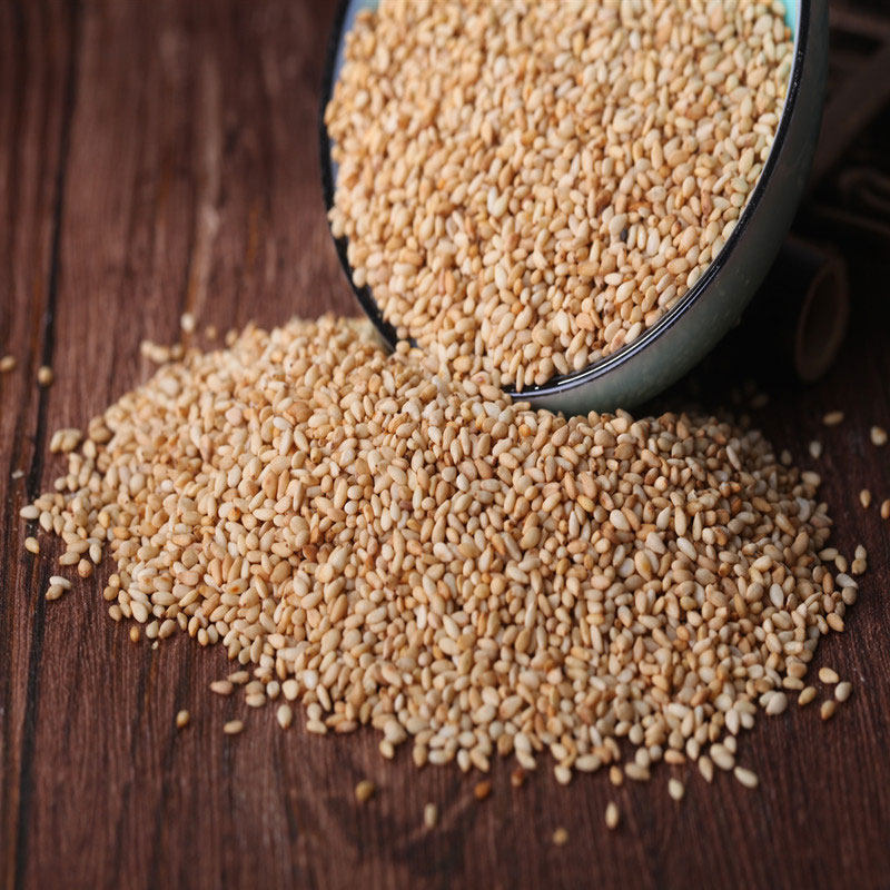 5斤装白芝麻熟即食 炒熟白芝麻干净无沙免洗非生芝麻烘焙包邮磨粉