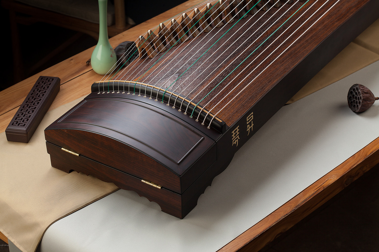 演奏琴升乐器古筝qsl163清风雅韵专业初学考级收藏古筝