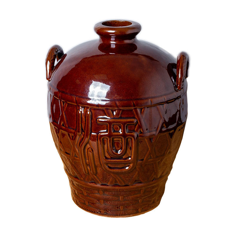 10斤陶瓷酒瓶 复古大口酒罐存酒罐土陶酒坛酿酒泡酒密封坛子酒具