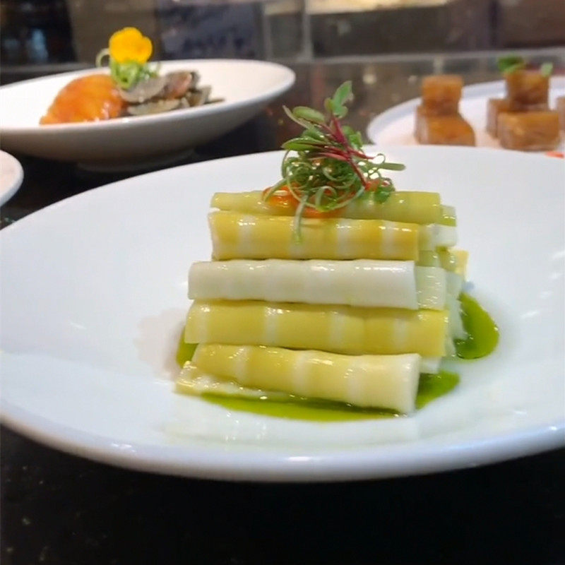 酒店白瓷中式小脚斗立碗冷菜摆盘凉菜汤盘创意个性盘