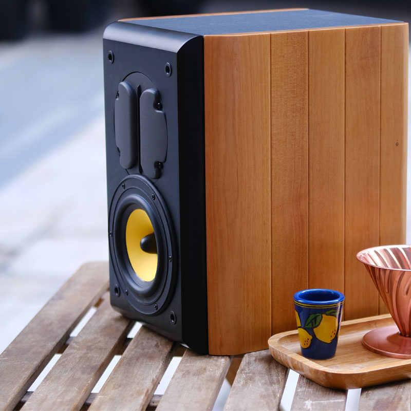 惠威m1diy发烧hifi音箱高保真音响5寸实木箱体hifi音箱