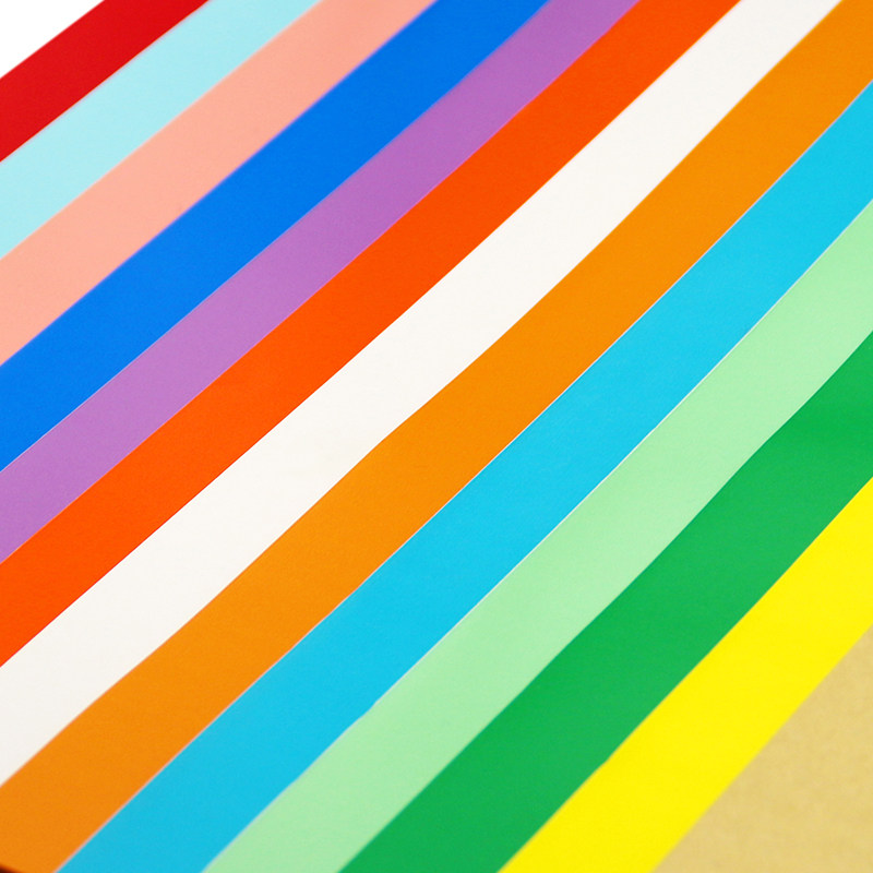 a4彩色不干胶打印纸80g加粘铜版 297激光喷墨背胶贴纸 纸书写纸210