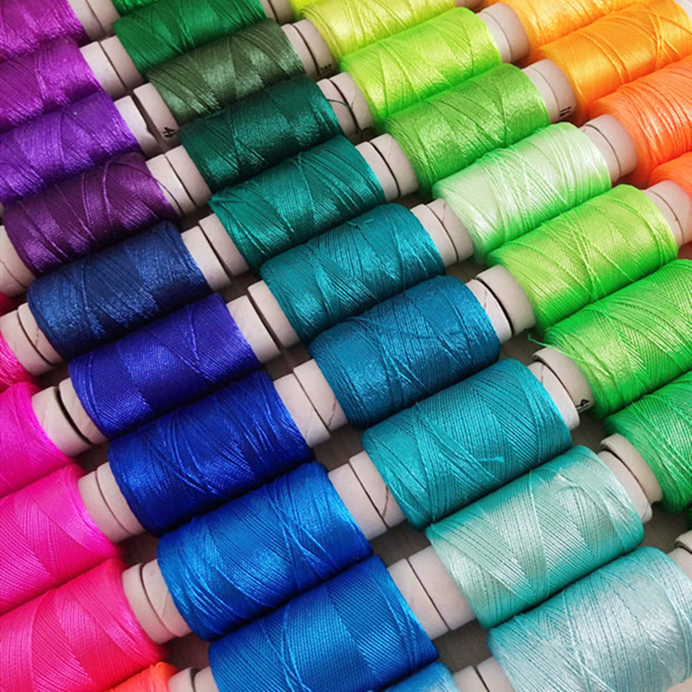 丝线冰丝刺绣缠花手鞠合股线流苏丝光线鞋垫线