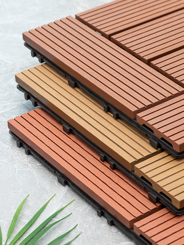 户外塑木木塑地板花园防腐木生态木地板阳台室外露台防水地板