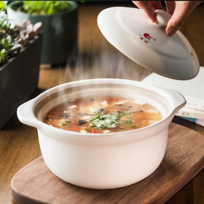 陶瓷砂锅炖锅双耳耳石瓦罐煨汤大容量汤罐孕妇砂锅