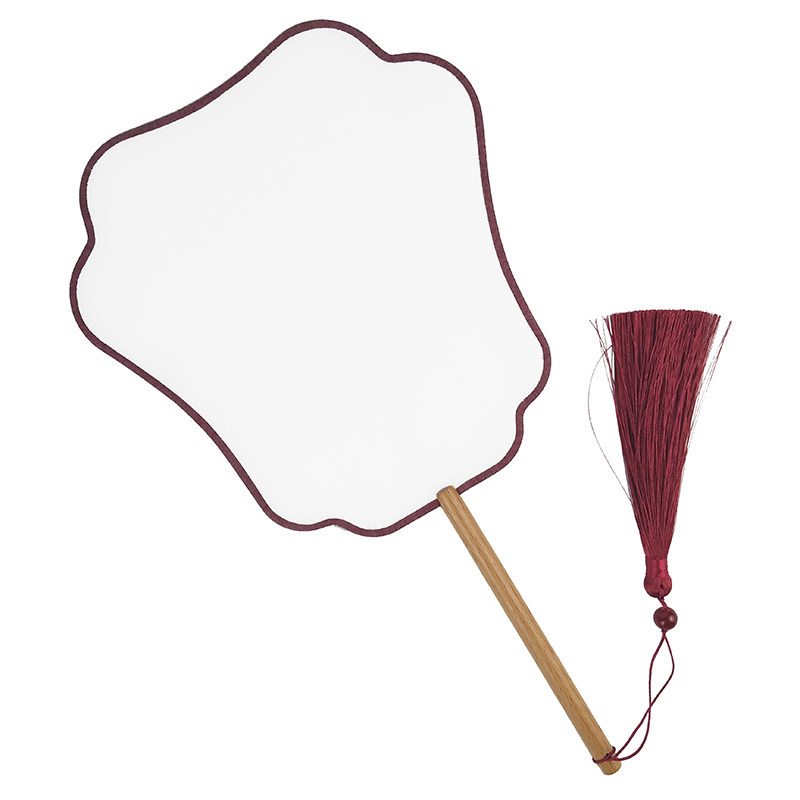 工笔画扇子圆形团扇面熟空白绘画书法写字加矾扇子