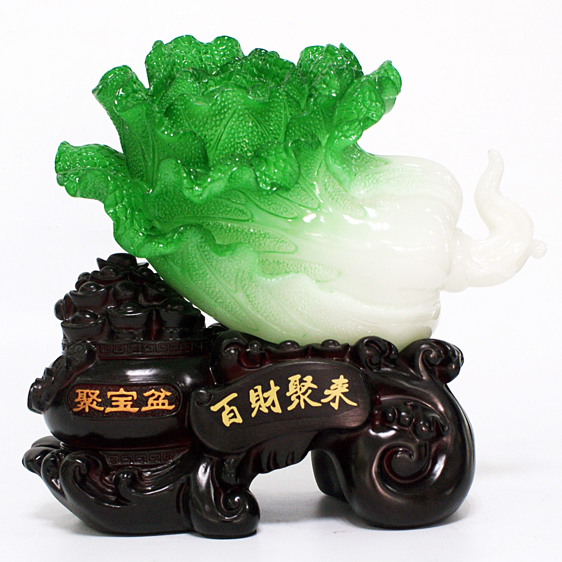 白菜摆件创意店铺吧台收银客厅办公室桌面家居装饰摆件