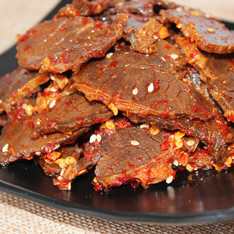 麻辣大片牛肉熟食 中国湖南特产现做美食 吃的休闲食品包邮零食