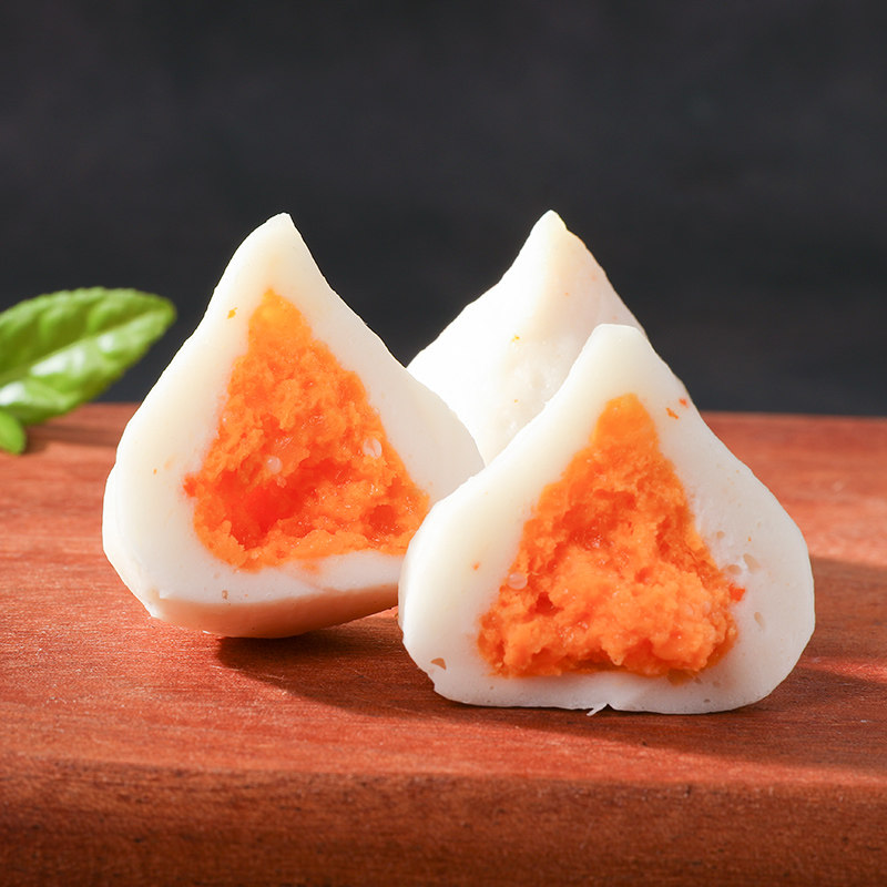 1袋蟹黄蟹籽仙桃210g10个蟹籽包豆捞火锅食材蟹类制品
