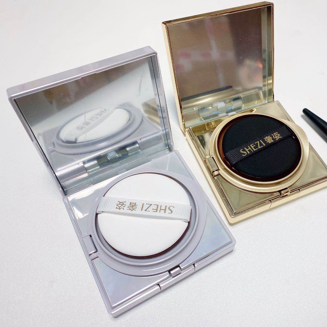 实拍奢姿美人鱼气垫隔离bb霜控持久cc粉底液bb霜