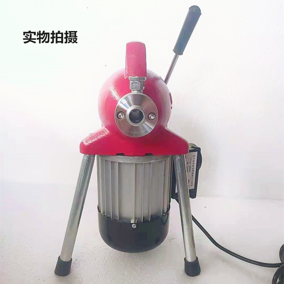 大力神管道疏通机电动下水道疏通家用马桶地漏工具弹簧管道疏通器