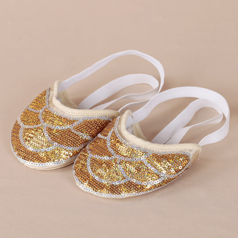 舞蹈半掌脚鞋 芭蕾舞体操舞蹈练功前半掌脚套 肚皮舞鞋 套拉丁舞蹈鞋