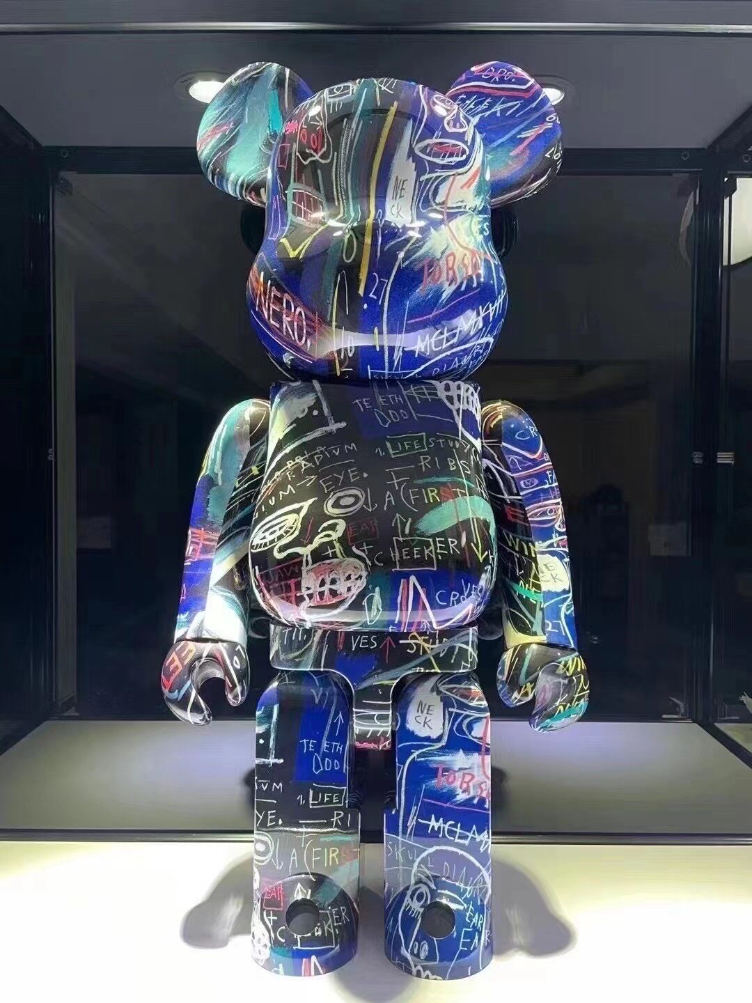 bearbrickberbrick巴斯奎特7代basquiat1000积木熊潮玩盲盒