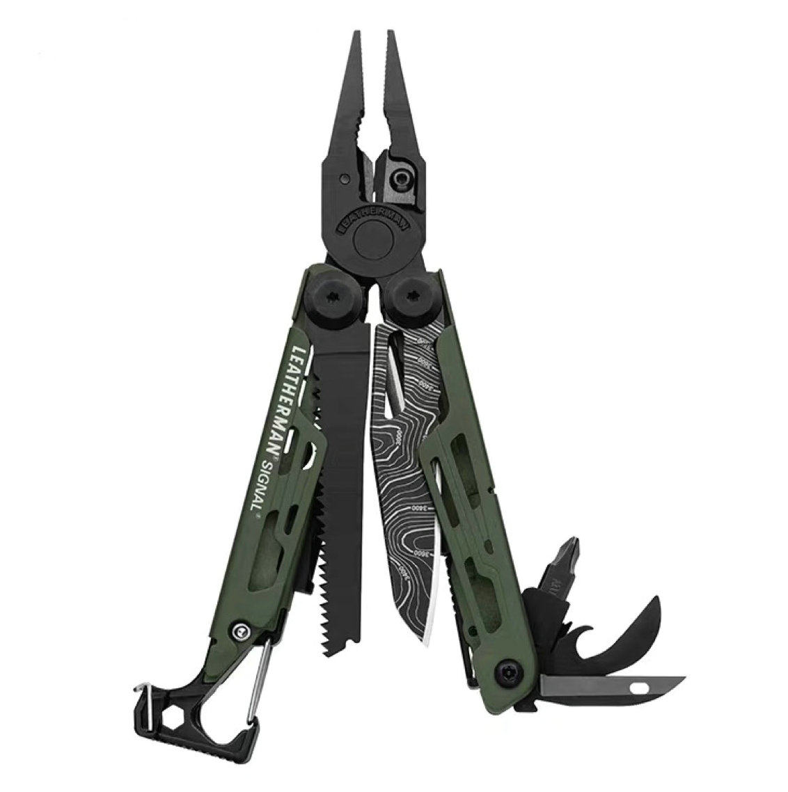 美国leatherman signal topo莱泽曼烽火战术钳户外钳工具钳折叠钳-mc