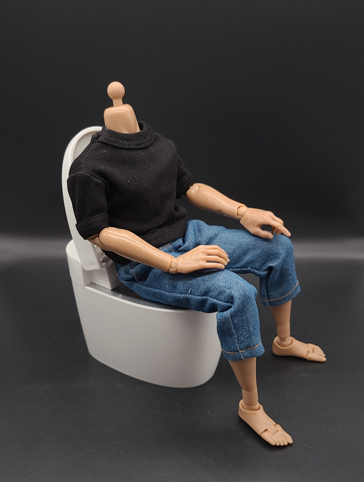 bjd道具迷你模型手办素体娃娃12寸马桶微缩兵人专区