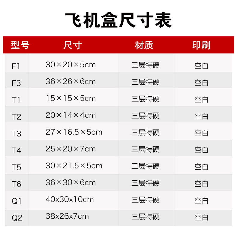 他他商城 文体 飞机盒折叠大号衣服手机壳包装箱袜子