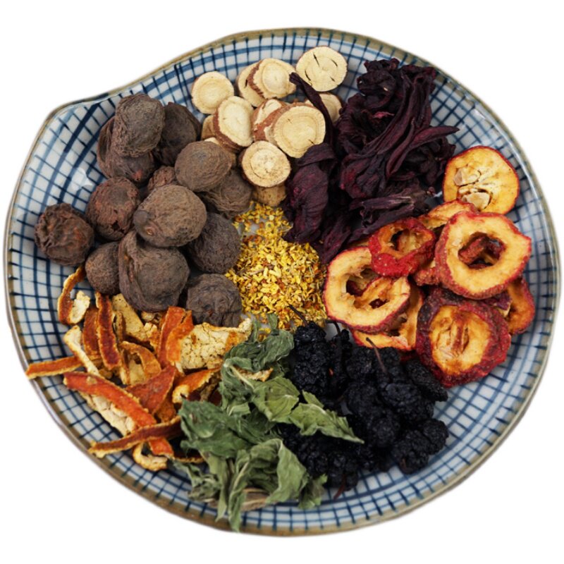 新品自制饮料桂花桑葚陈皮山楂乌梅老北京配方药膳养生汤料