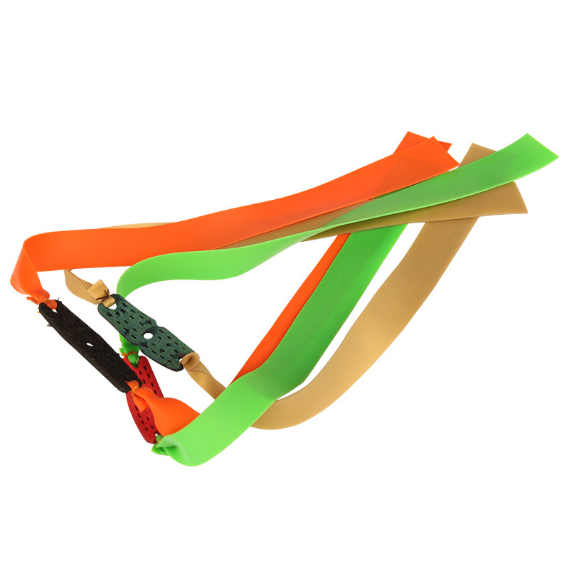 奥圣达扁皮皮筋组弹弓皮筋1745圆管大拉距皮筋彩色户外传统皮筋