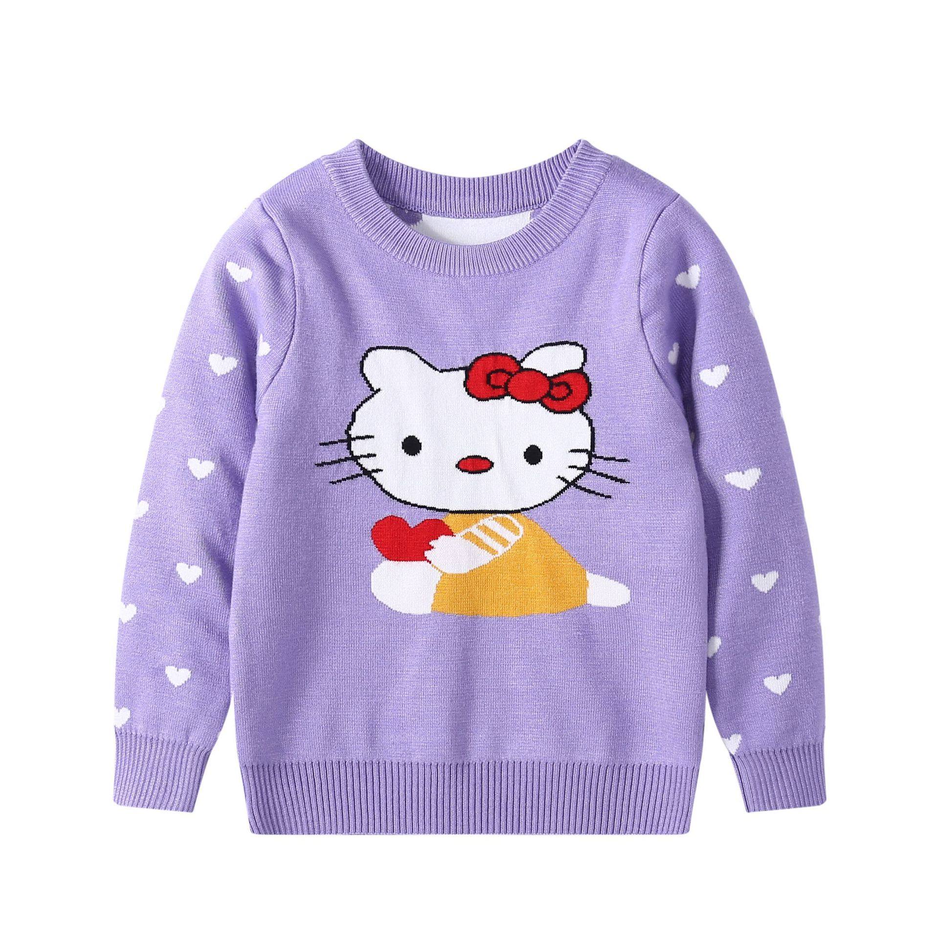 毛衣女童2019秋冬新款儿童针织衫韩版双层加厚连衣裙