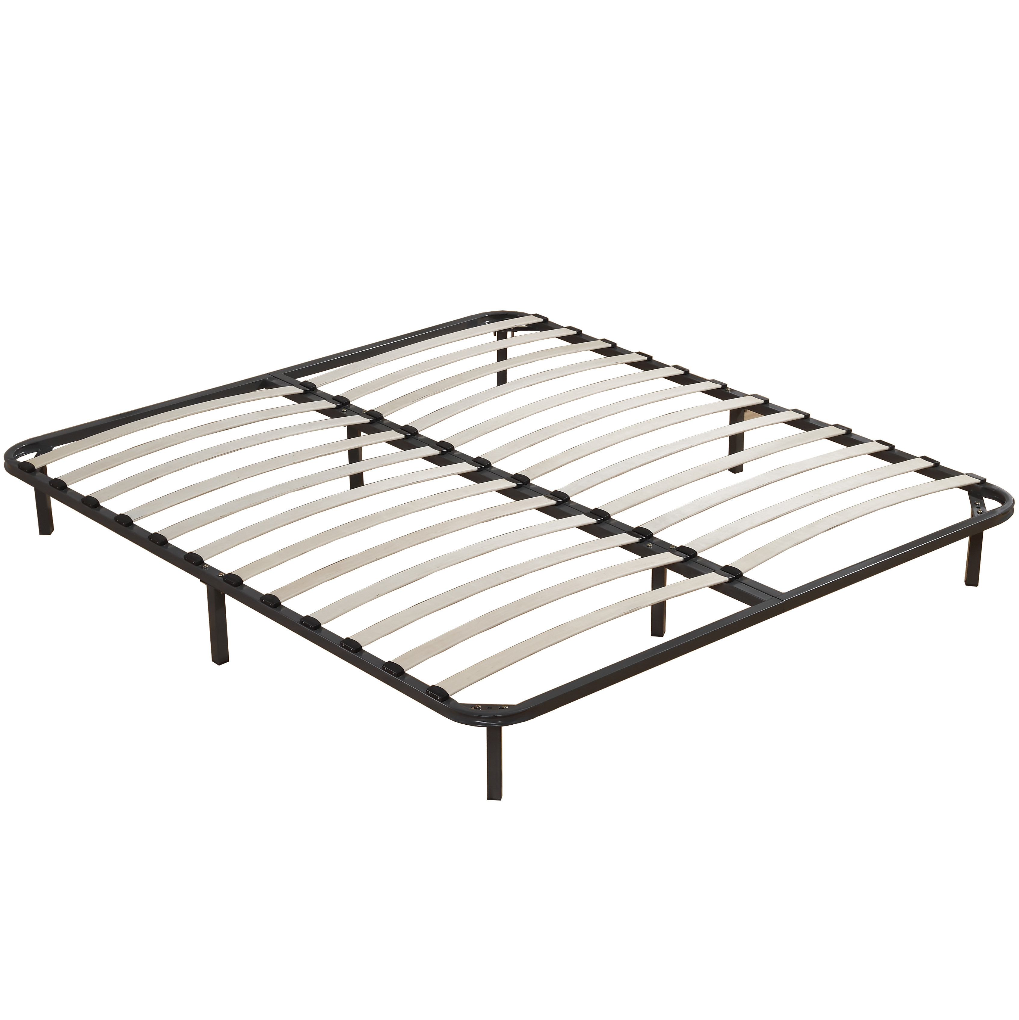 骨架加厚排骨折叠米皮实木木床配套床板床架床架