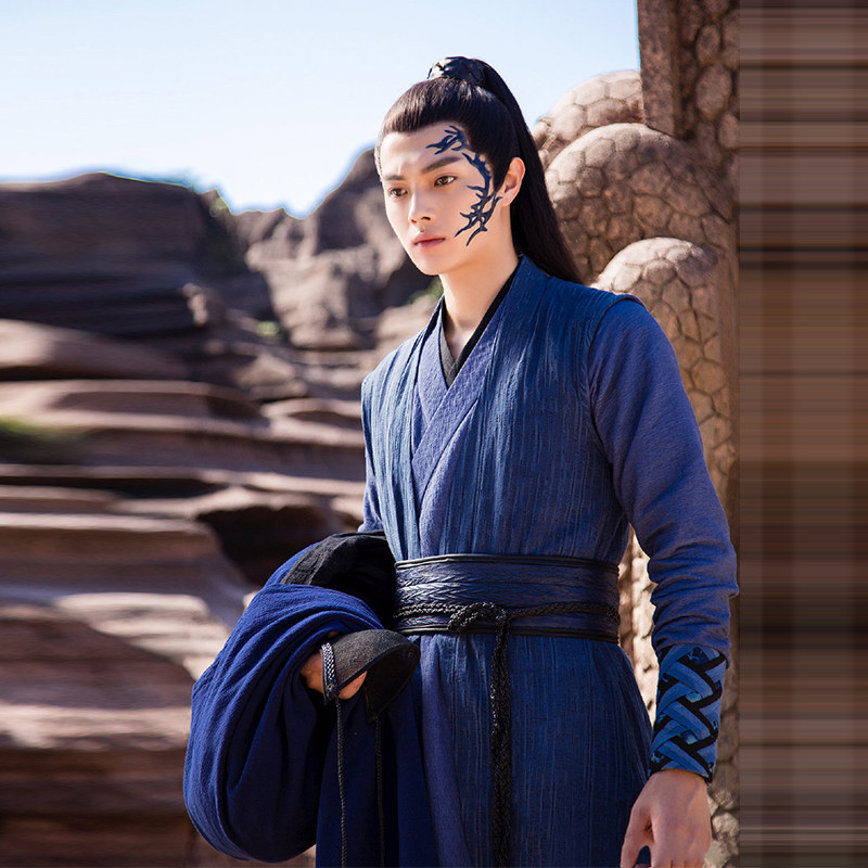 影视古装男汉服武侠男剑客剧组群演古装侠客服大侠古装随从演出服