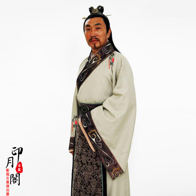 古装愚公移山同款秦朝春秋战国男士大臣臣服官员员外民族服装