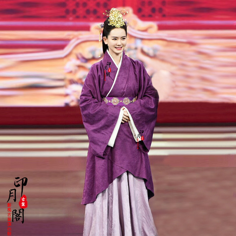 影视春秋战国秦朝汉朝女士曲裾汉服古装宫女女服民族服装