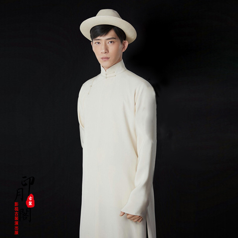 古装影视民国男士长衫长袍相声马褂主持人少爷民族服装