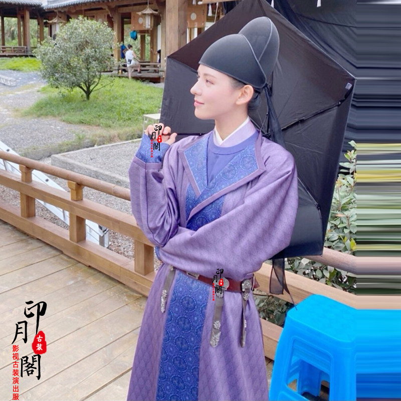 古装唐朝女士女官侍女女服宫女丫鬟女扮男装圆领民族服装