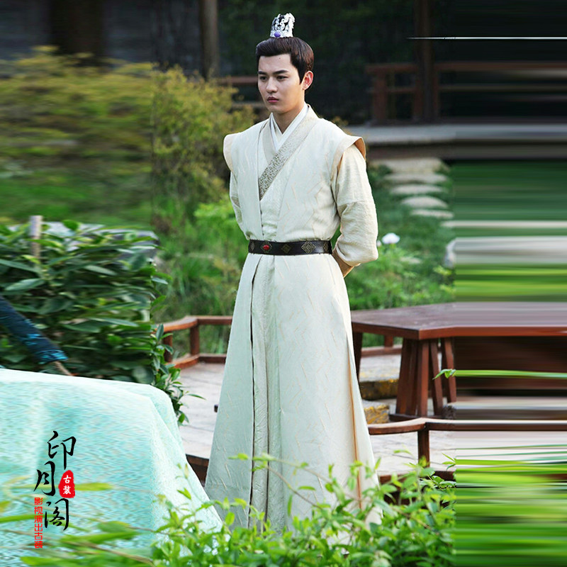 古装演出服影视装男剑客棉麻武侠侠客客服大侠民族服装