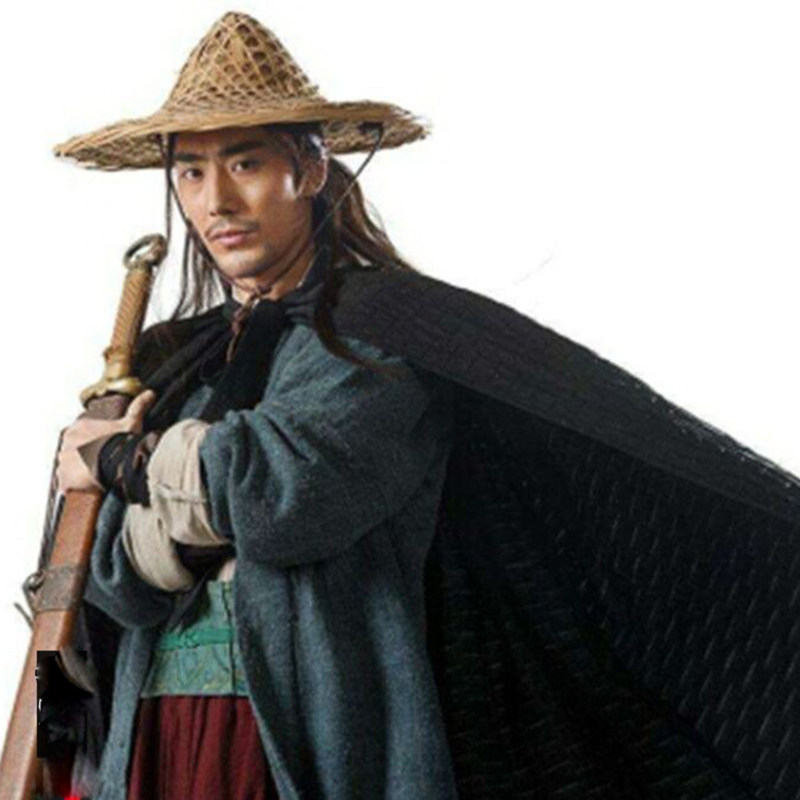 古装影楼影视男装侠客棉麻武侠武士汉服群披风民族服装