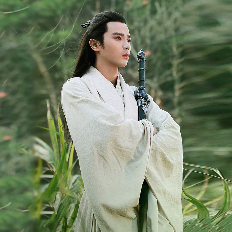 影视古装男汉服武侠男剑客剧组群演古装侠客服大侠古装随从演出服