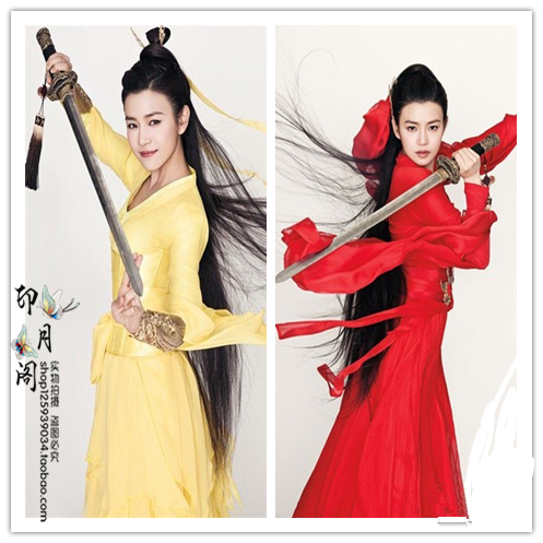 古装陈妍网游cosplay武侠侠女女服飘逸女侠侠客民族