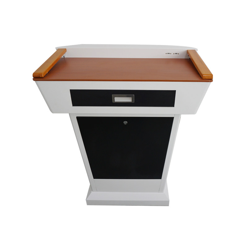 讲台多媒体定制新款老师培训电教教室课桌小型讲台